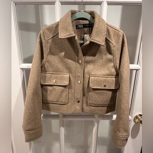 💥⚡️ZARA⚡️ BEST SELLER SOLD OUT; BUTTON DOWN COLLAR JACKET ✨💥